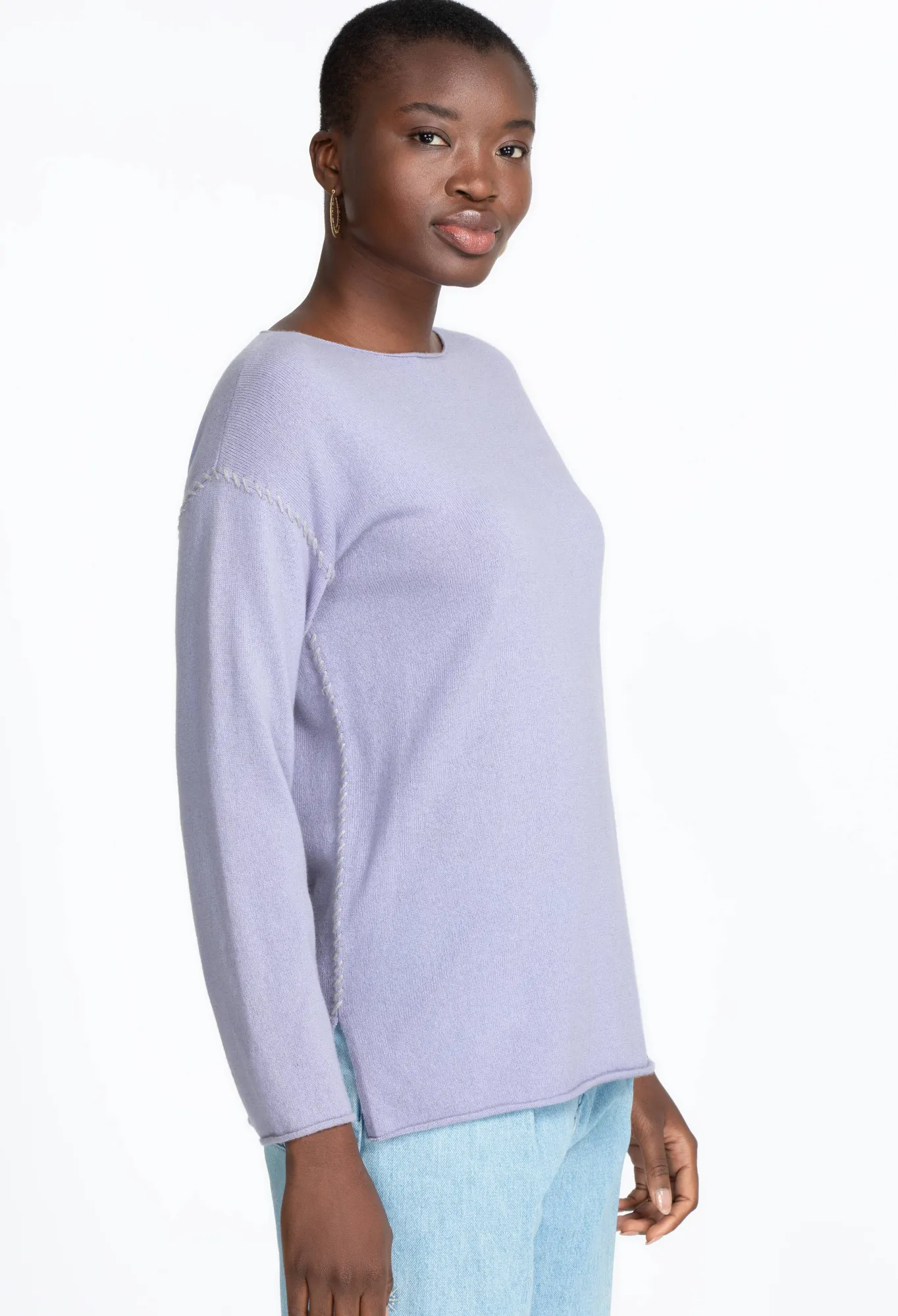 Discount Amber Stitched Pullover Women Tops