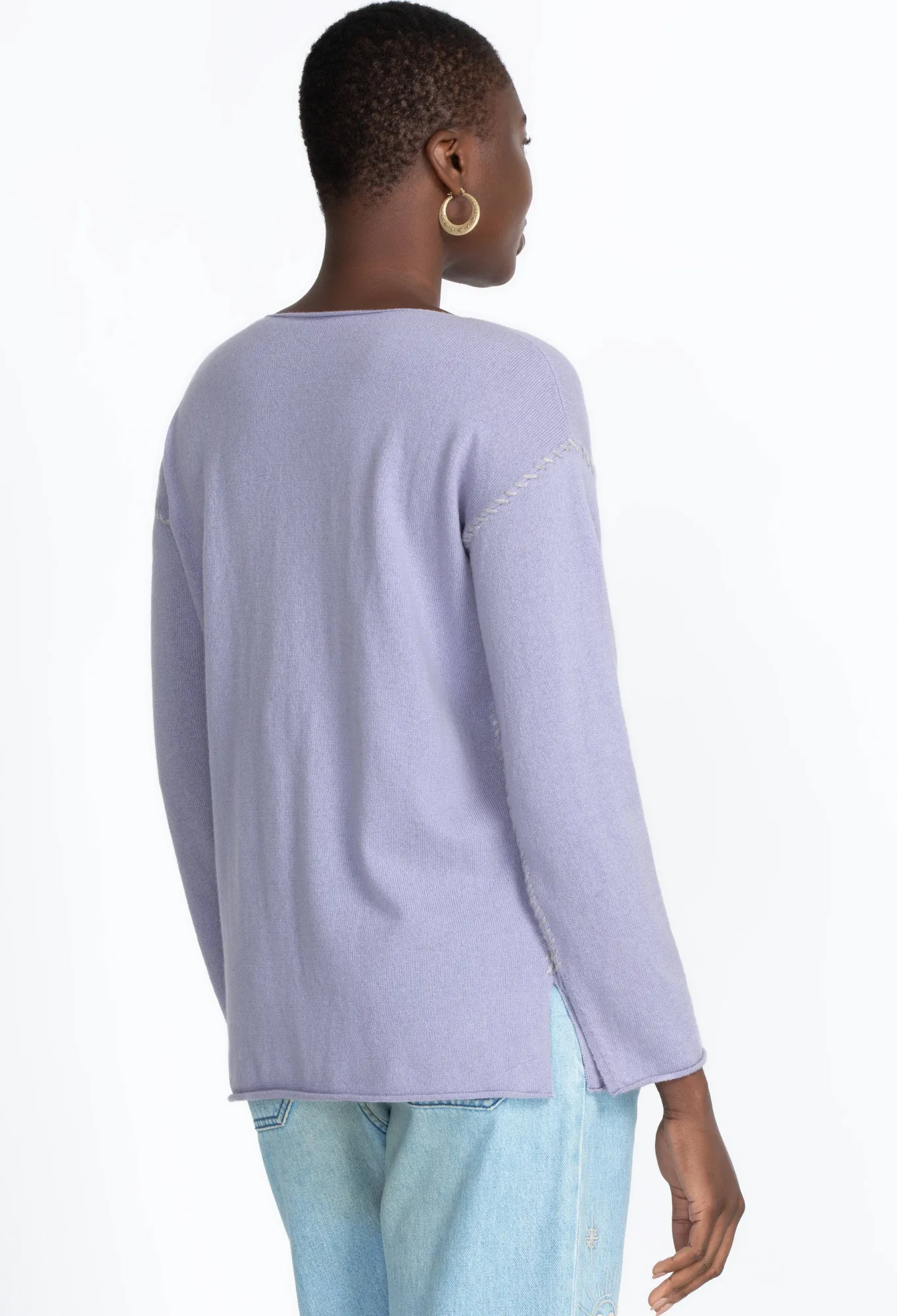 Discount Amber Stitched Pullover Women Tops