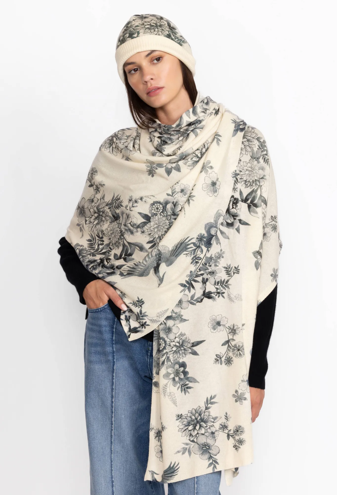 Best Anahi Printed Beanie Women Fashion Accessories