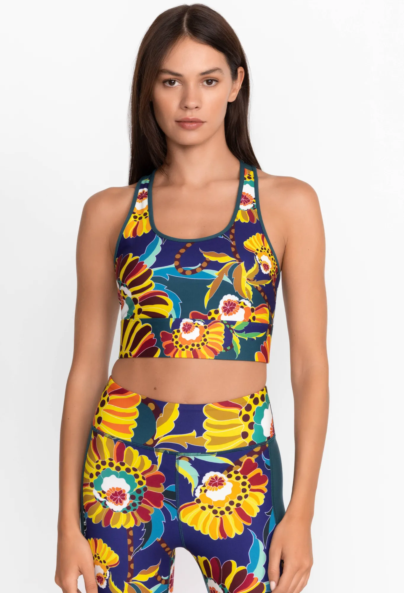 New Bee Active Mesh Back Longline Bra Women Active