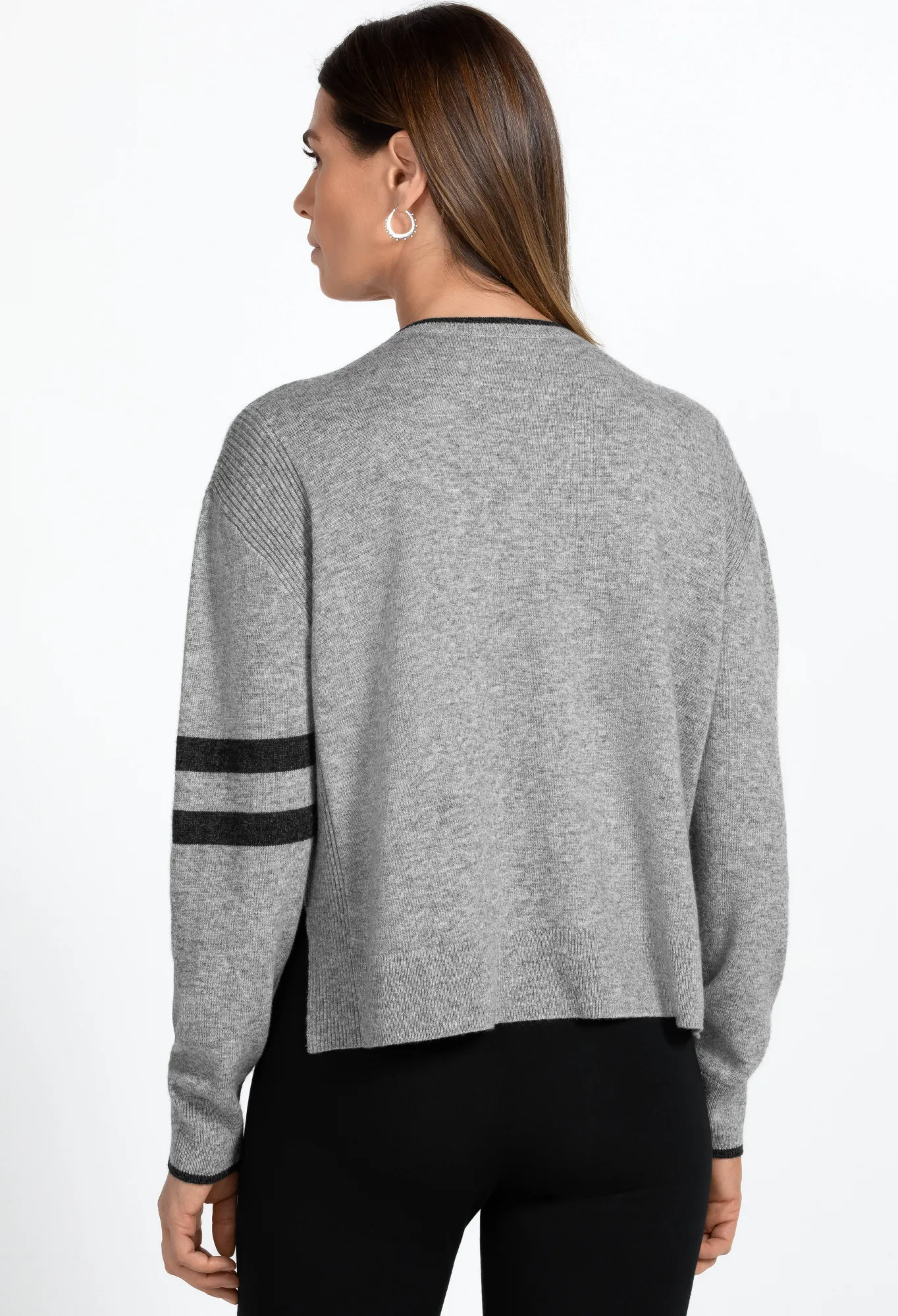 Store Calme Stripe Pullover Women Outerwear