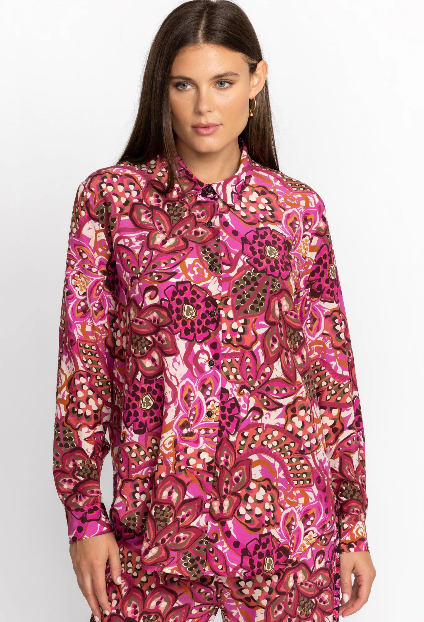 Fashion Dreams Of Vivanna Silk Shirt Women Tops
