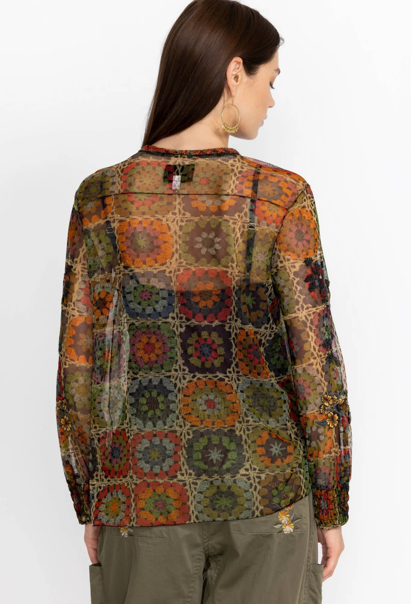 Store Flavie Mesh Blouse Women Tops