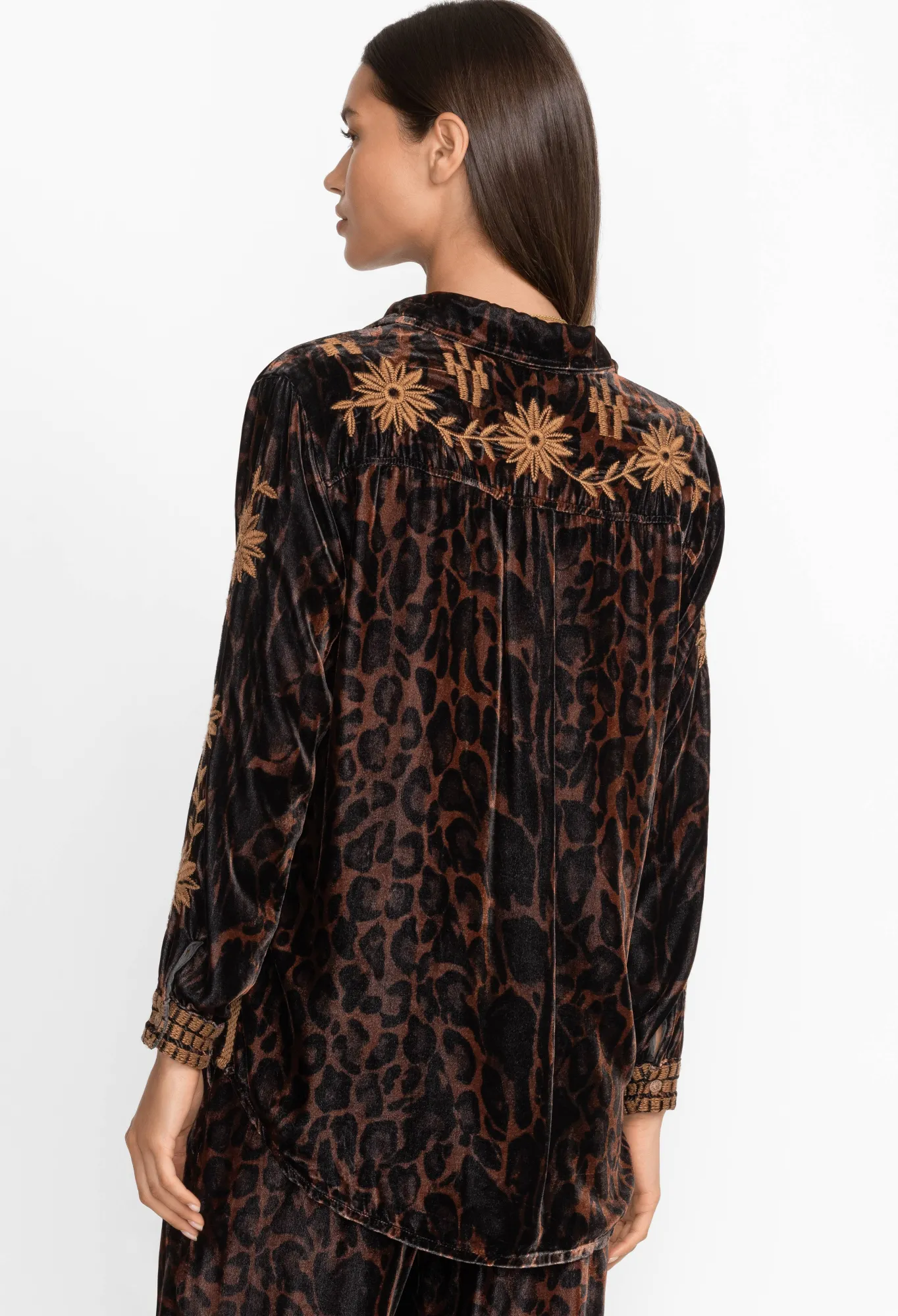 Flash Sale Georgina Velvet Oversized Shirt Women Tops