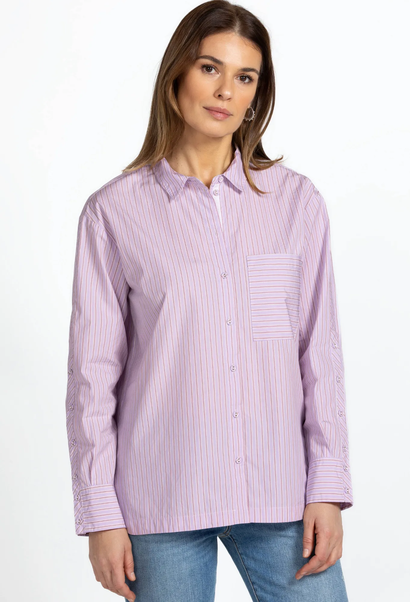 Cheap Giana Relaxed Pocket Shirt Women Tops