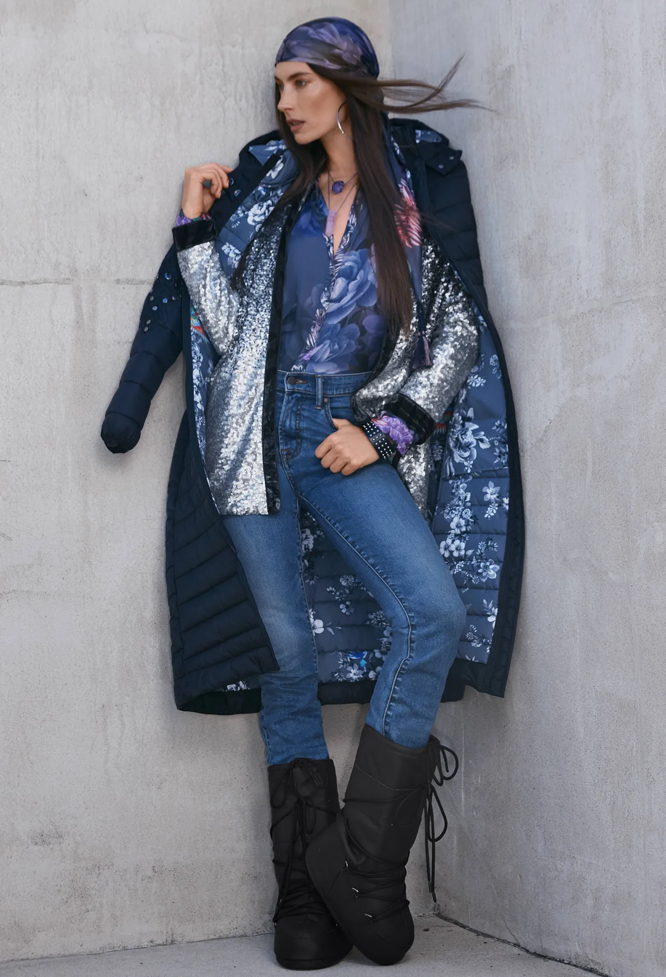 Flash Sale Grey Scarf Women Scarves