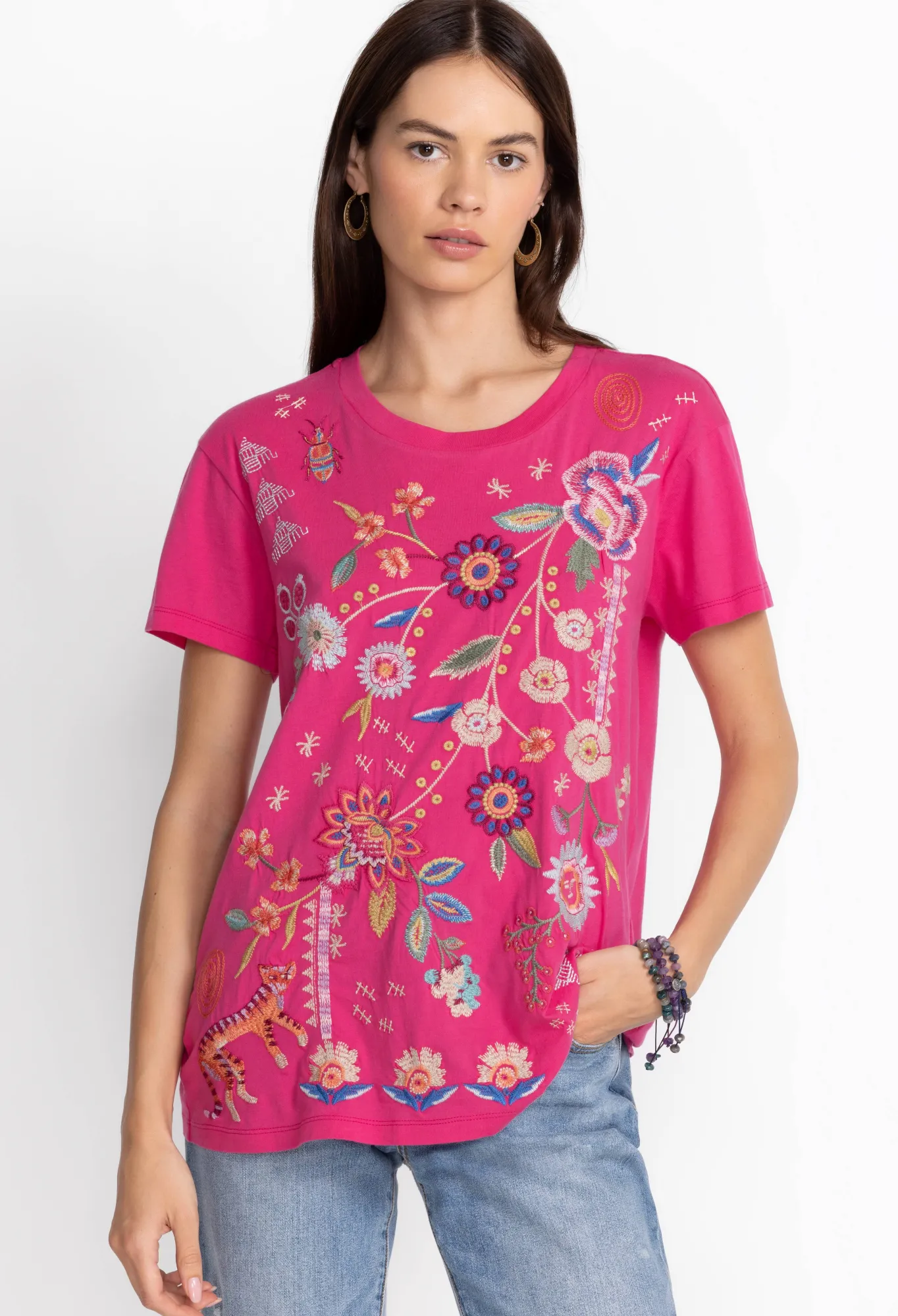 Online Griffin Easy Fit Tee Women Tops