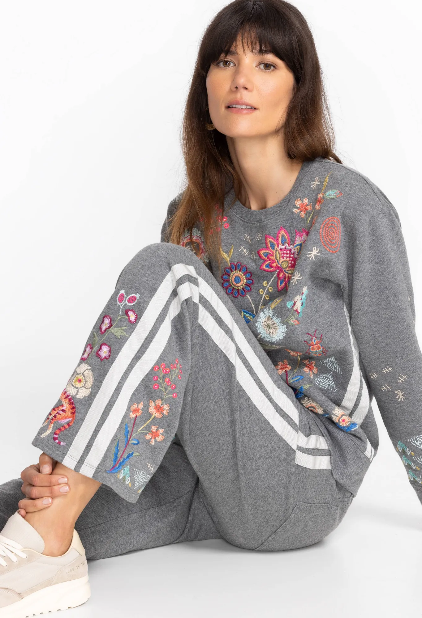 New Griffin Wide Leg Ribbon Pant Women Bottoms