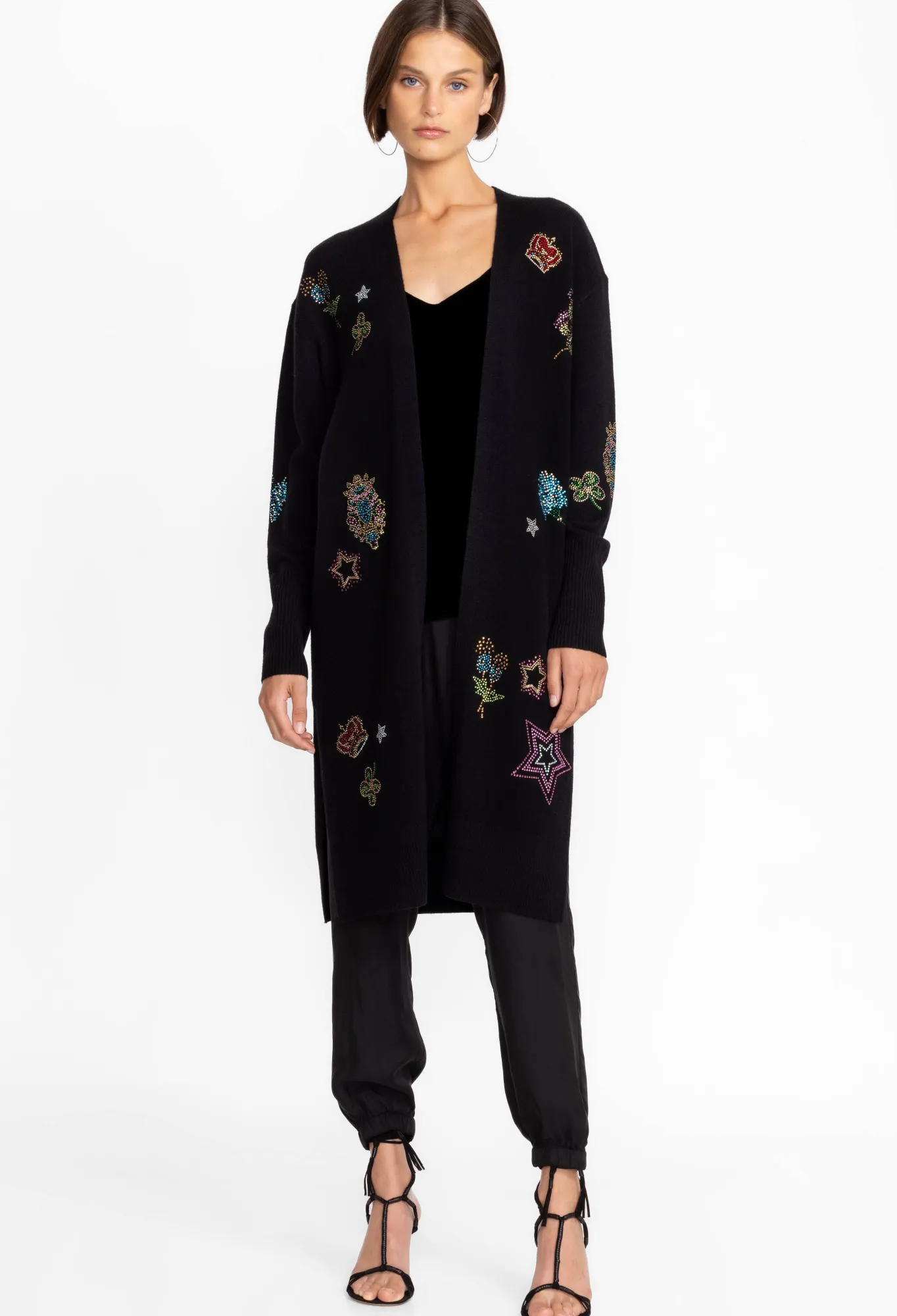 Clearance Ladie Rhinestone Cardigan Women Outerwear