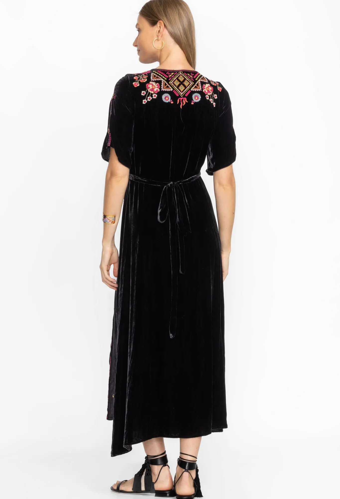 Cheap Lilith Velvet Wrap Dress Women Dresses