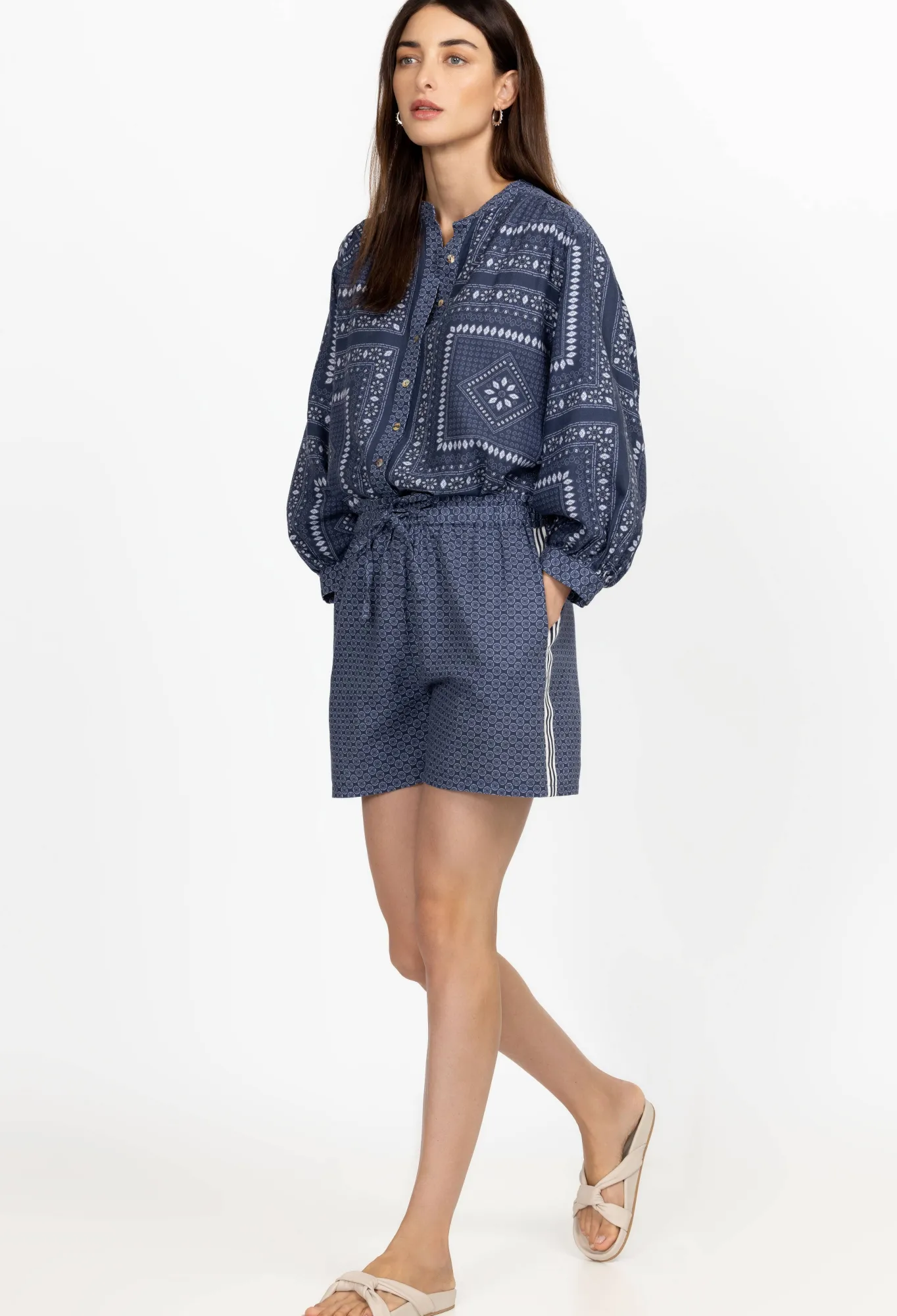 Flash Sale Linen Paperbag Short Women Bottoms