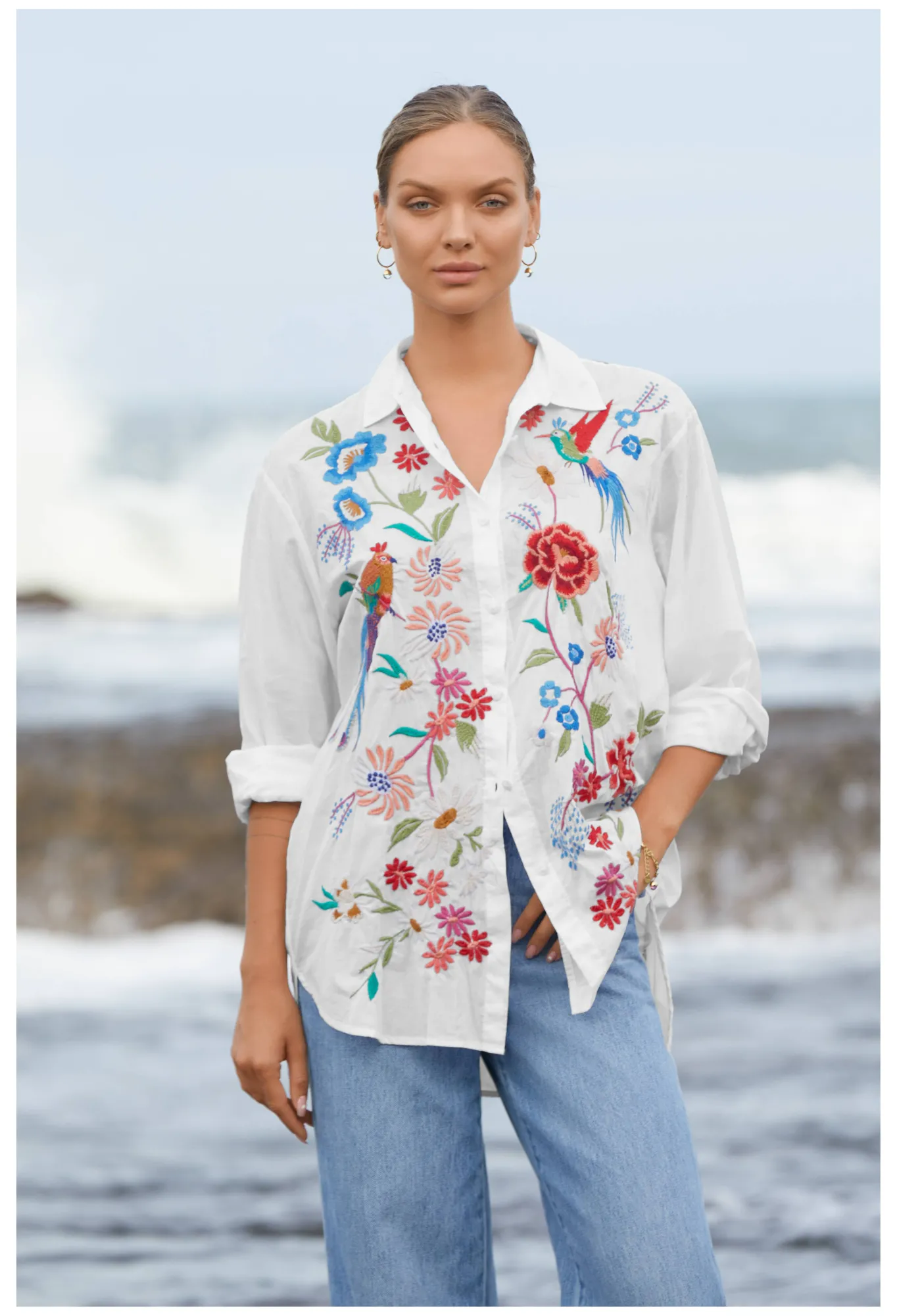 Sale Marissa Relaxed Oversized Tunic Women Tops