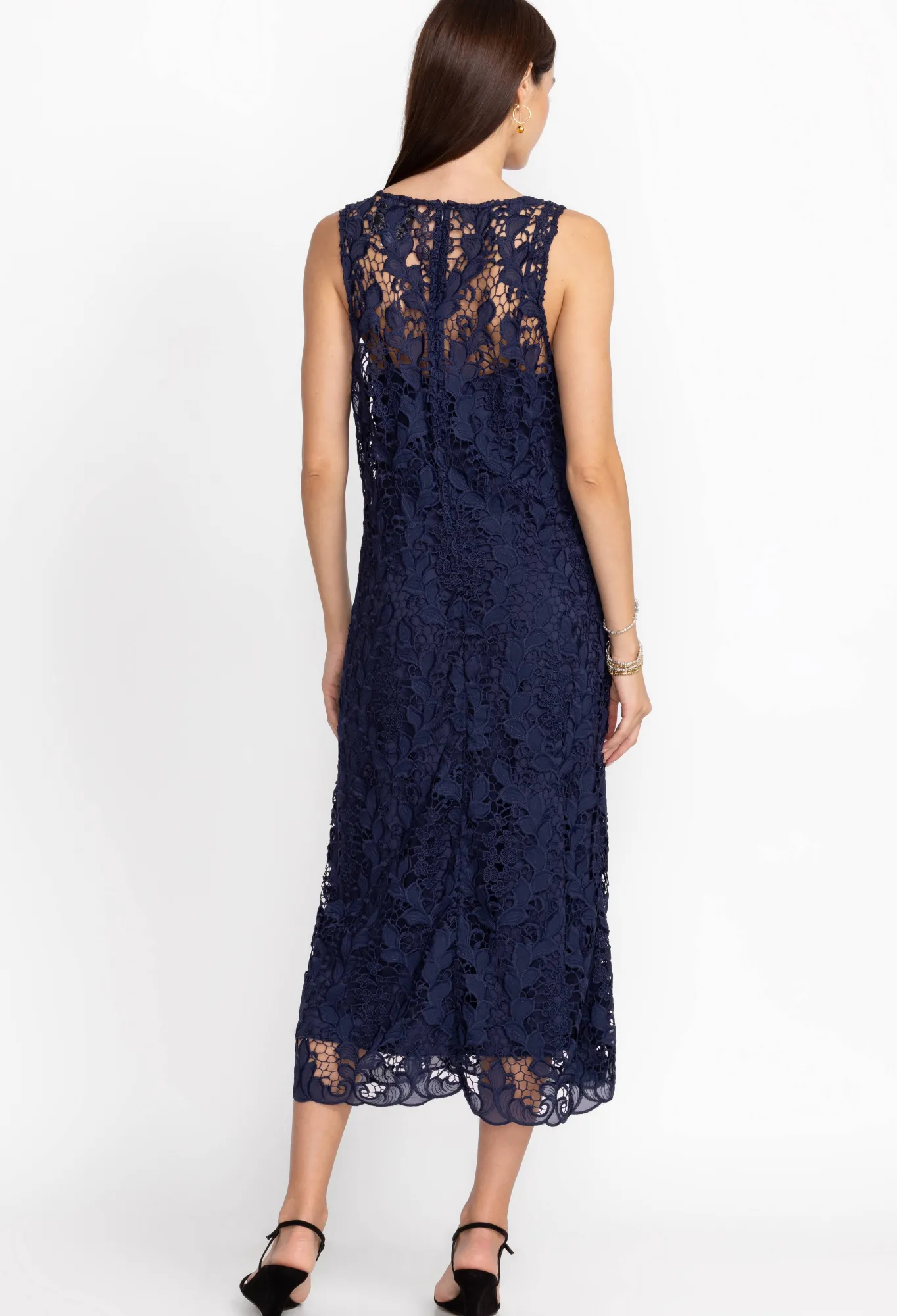 Outlet Natalie Lace Midi Dress Women Dresses