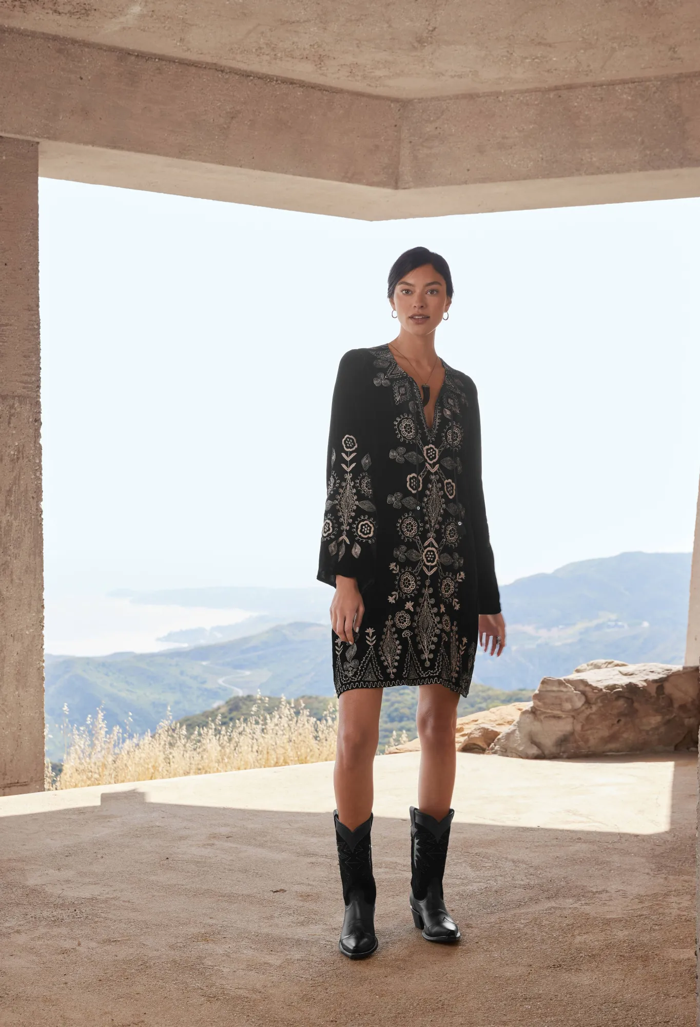 Clearance Night Sky Cowboy Boot Women Shoes