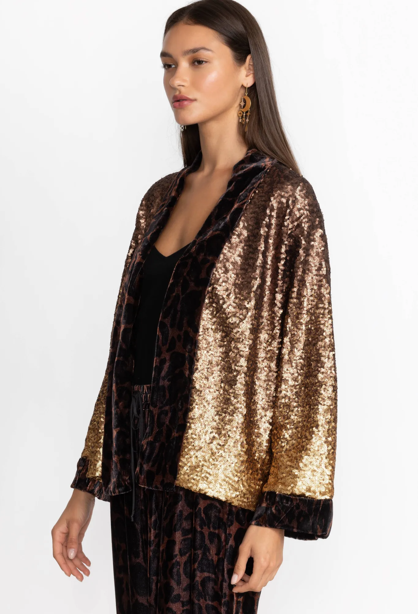 Discount Sequin Plaza Kimono Women Kimonos
