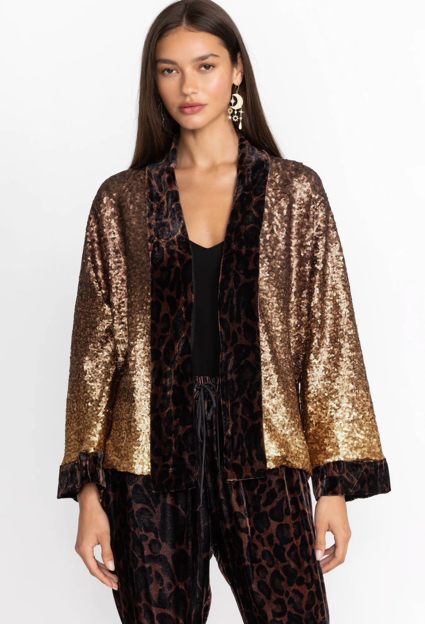 Discount Sequin Plaza Kimono Women Kimonos