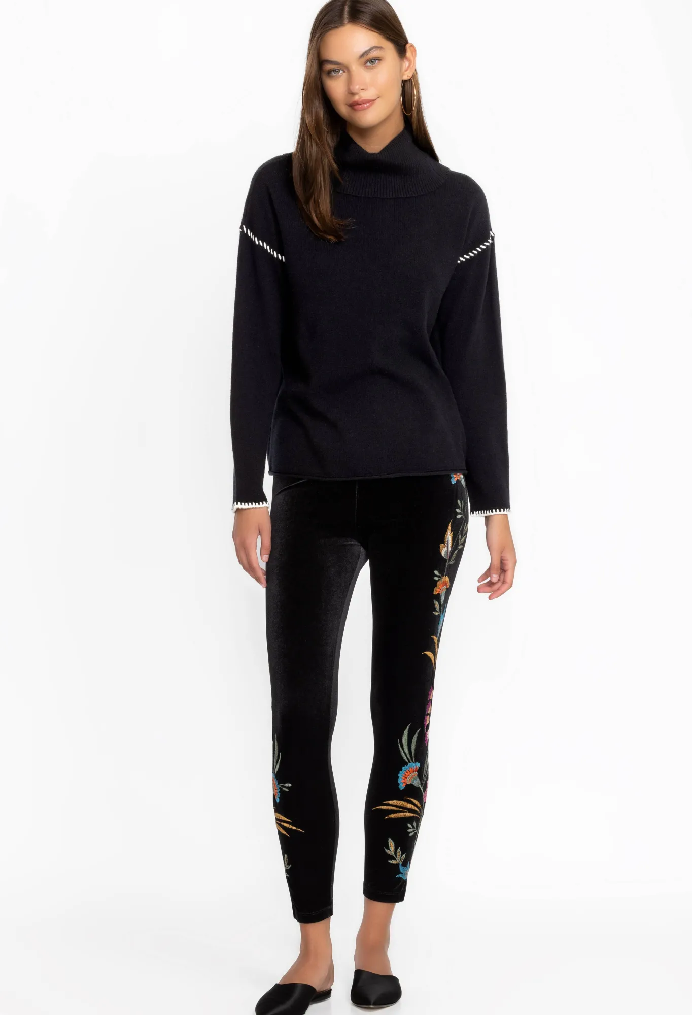 Clearance Sidonia Velvet Stretch Legging Women Bottoms