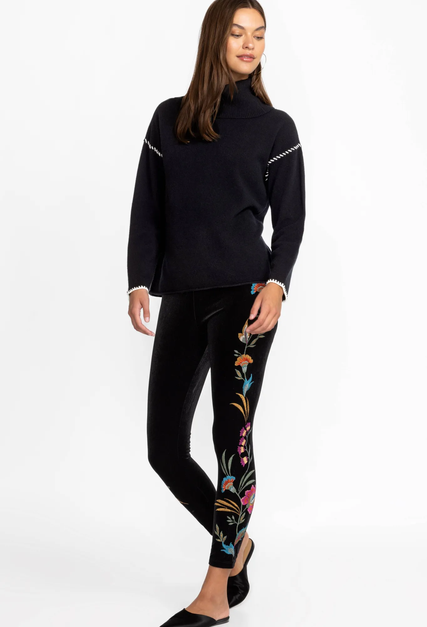 Clearance Sidonia Velvet Stretch Legging Women Bottoms