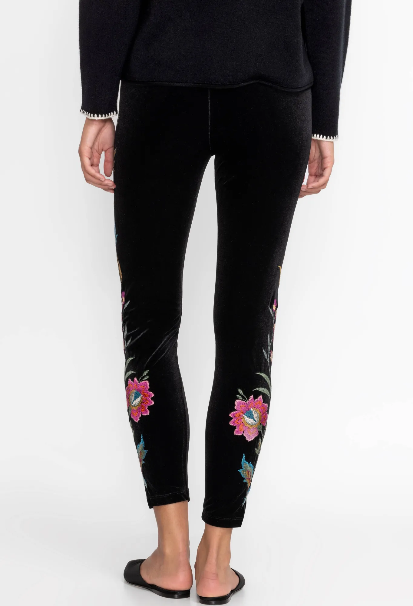 Clearance Sidonia Velvet Stretch Legging Women Bottoms