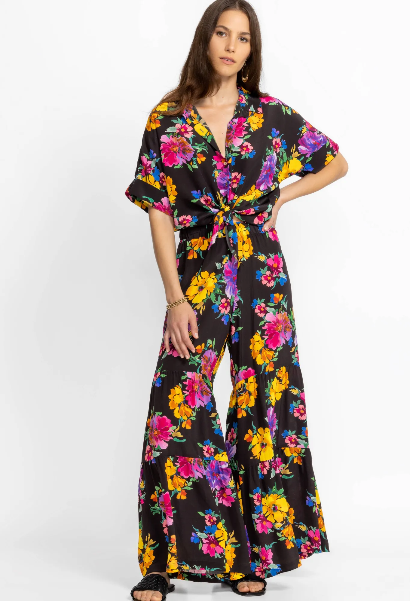 Online Silk Tiered Pant Women Bottoms