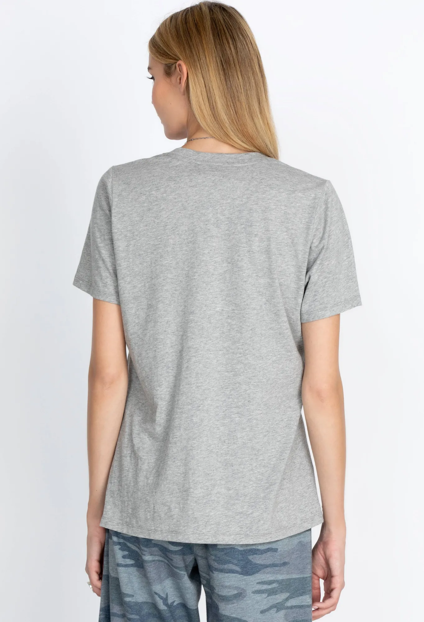 Flash Sale S/S V-Neck Layering Tee Women Tops