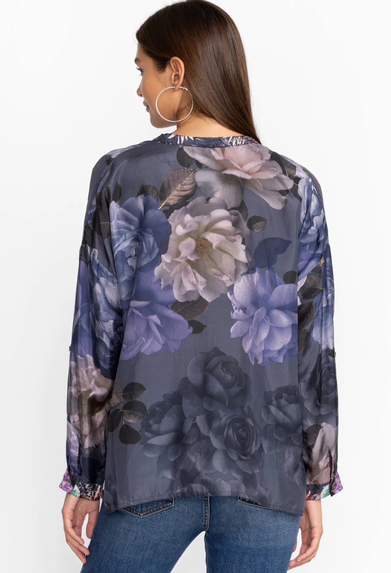 Fashion The Audrey Oversized Blouse Women Tops