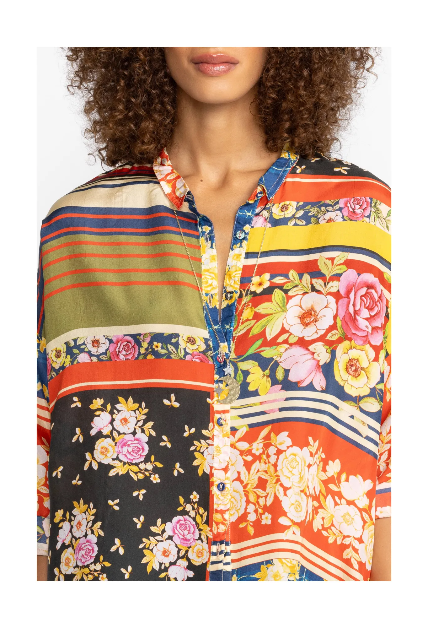 Best Sale The Audrey Oversized Blouse Women Tops