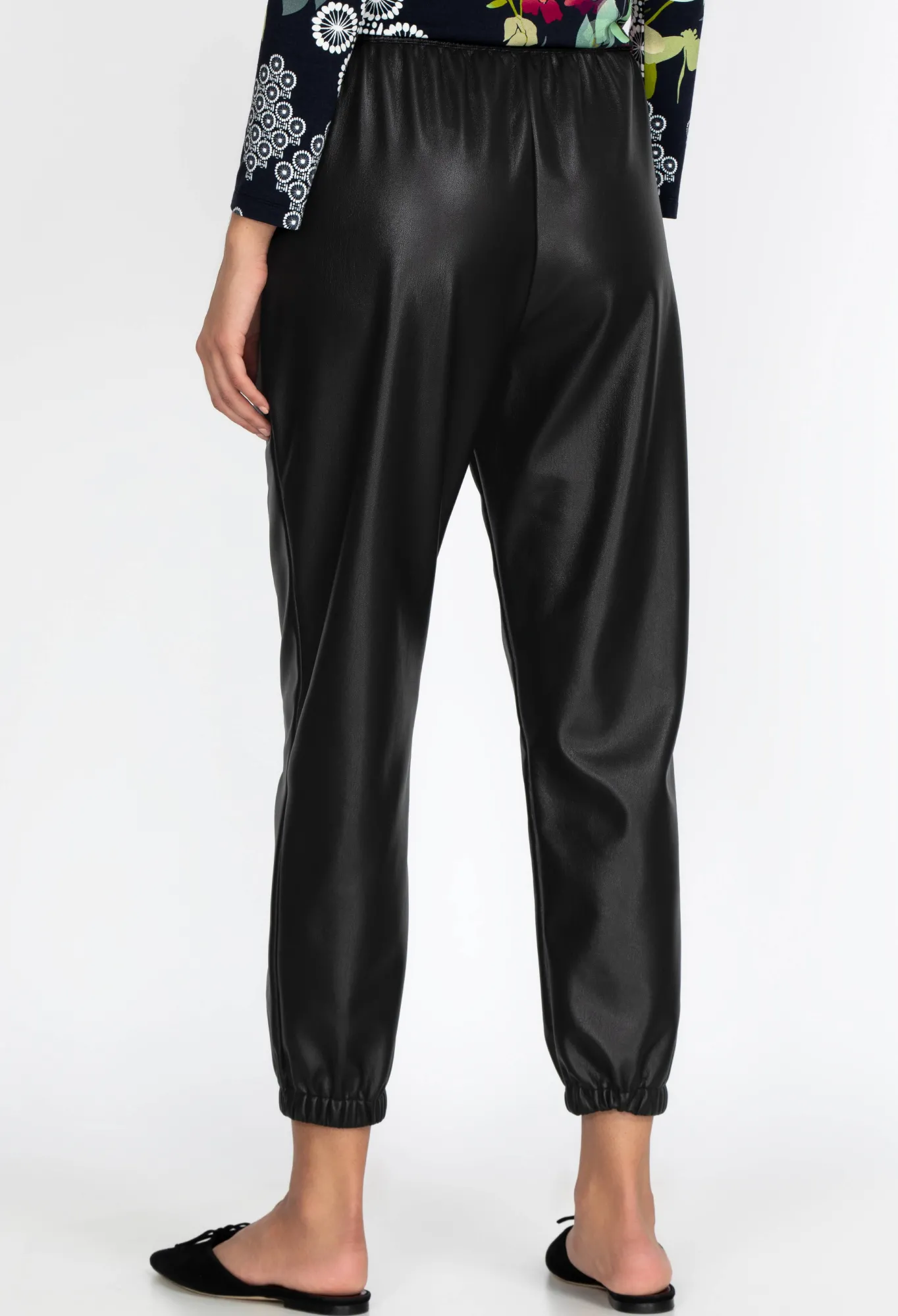Store Vegan Leather Jogger Women Bottoms