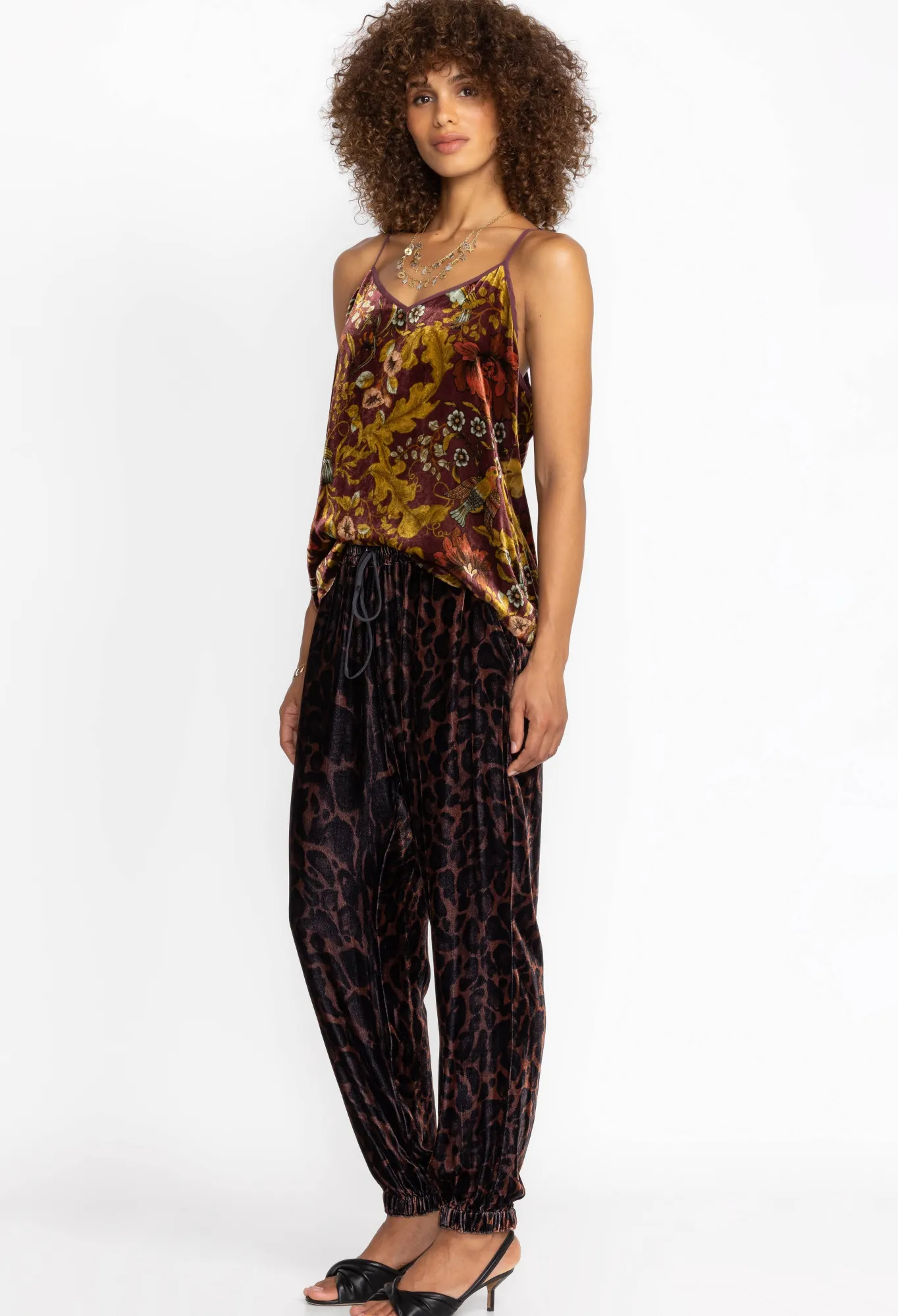 Discount Velvet Jogger Women Bottoms