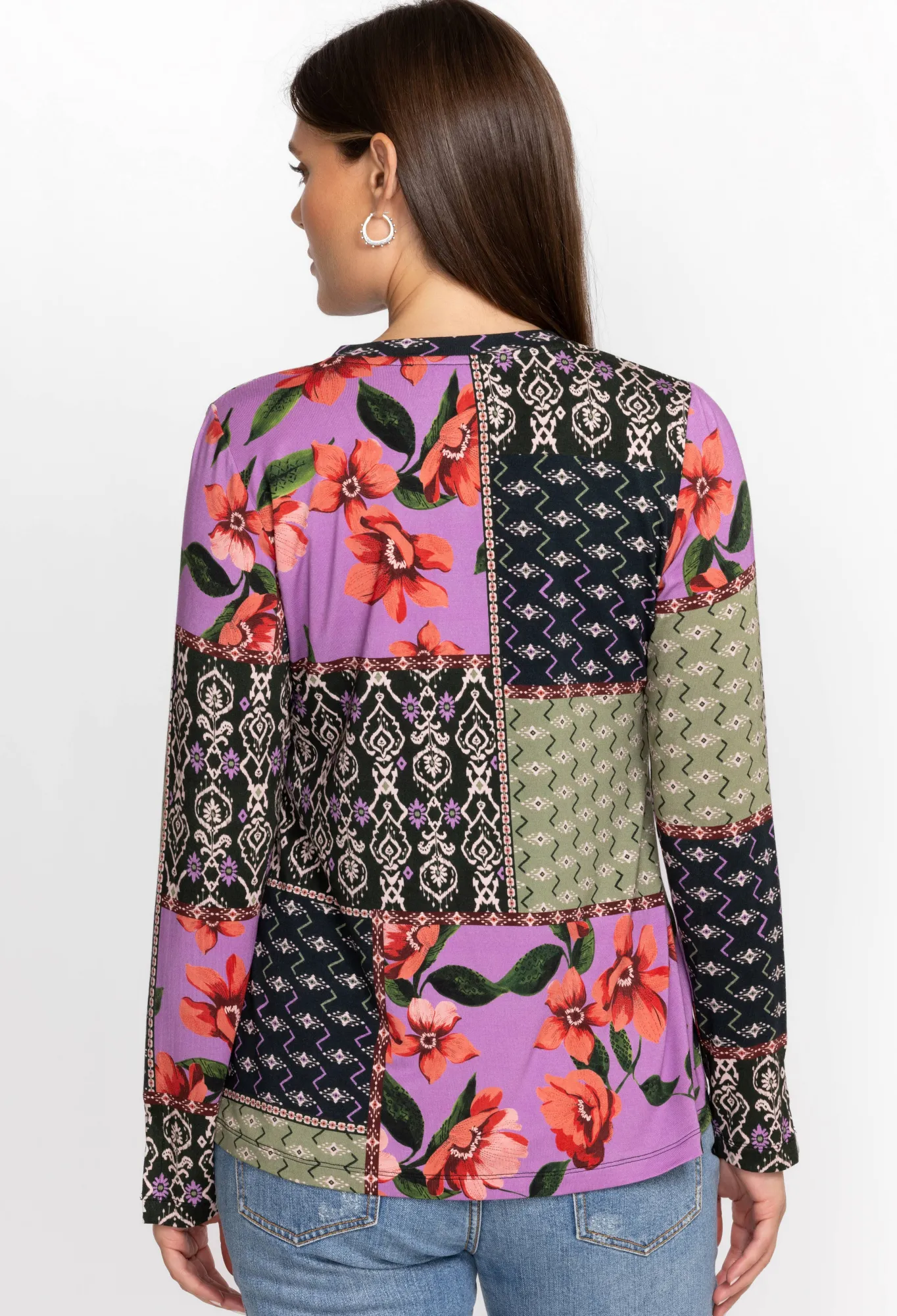 Hot Zanda Split Neck Top Women Tops