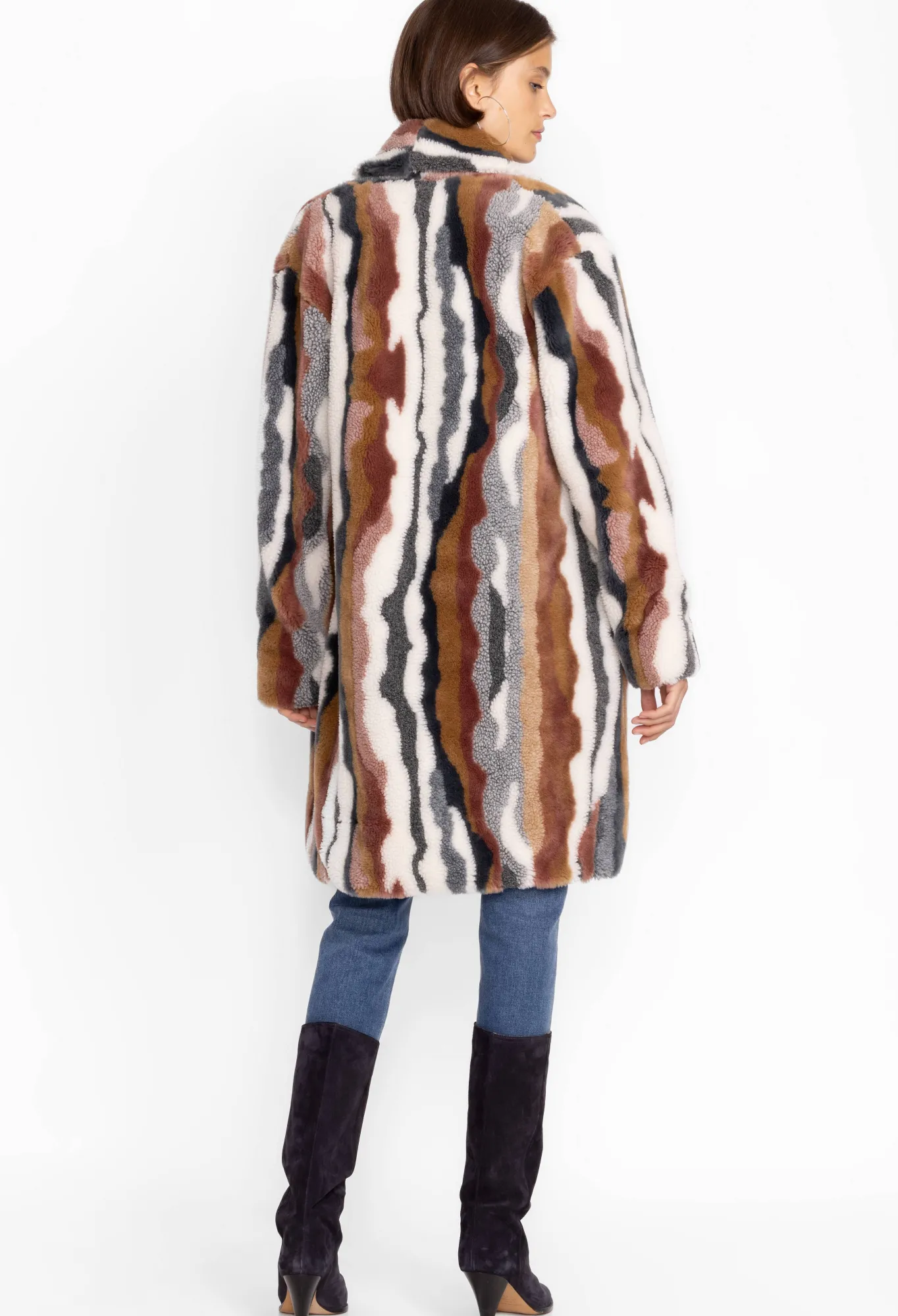 Clearance Ziggy Faux Fur Coat Women Outerwear